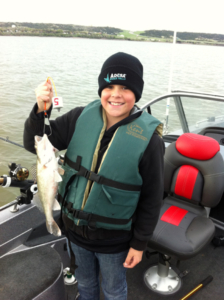 Youth fishing as part of SD Walleyes