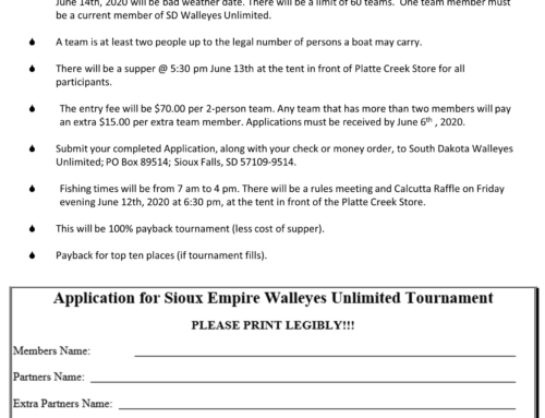 2020 Platte Creek Tournament